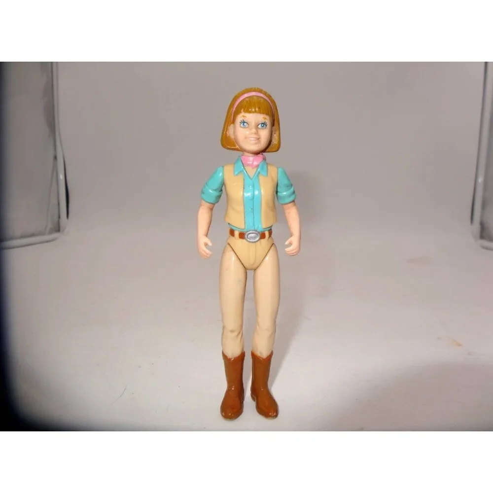 Fisher‎ Prince Loving Family Dollhouse Women Short Brown Hair Brown Boots Vest